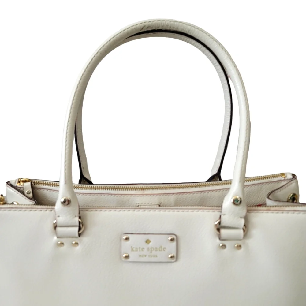 KATE SPADE Porcelain Martine Wellesley Leather Shoulder Bag - Picture 4 of 15
